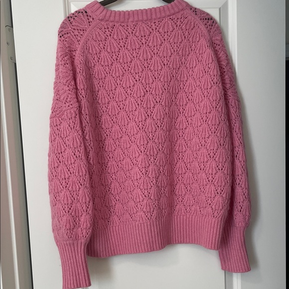 EUC! Boden Rose Textured Knit Sweater, Size Medium - Picture 4 of 5